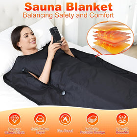 yamxun infrared sauna blanket full-body coverage for home relaxation
