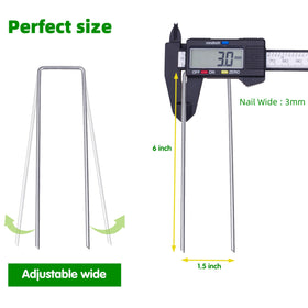 YANEYRIE 11-gauge 6in stakes in pack ready for DIY projects