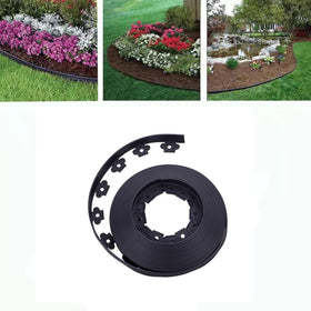 YANEYRIE flower garden border kit creates defined beds and tidy pathways
