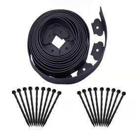 YANEYRIE garden edging kit defines lawn borders with a clean, durable 20ft setup.