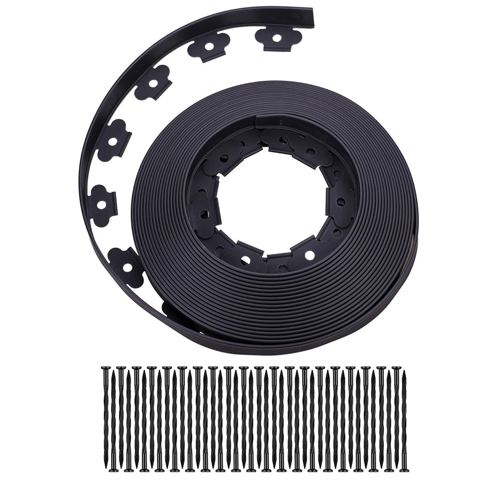 YANEYRIE garden edging 40ft kit for clean lawn borders and easy border creation