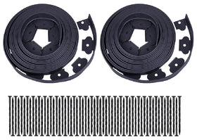 YANEYRIE garden edging kit defines a clean 60ft lawn border with spikes.