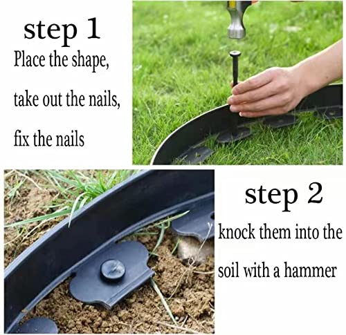 YANEYRIE hammer-in installation of eight-inch plastic spikes
