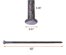 YANEYRIE landscape spikes in yard setup provide sturdy edge support.