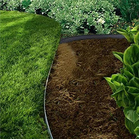 YANEYRIE PE-material lawn edging offers durability and flexible cutting for custom fits