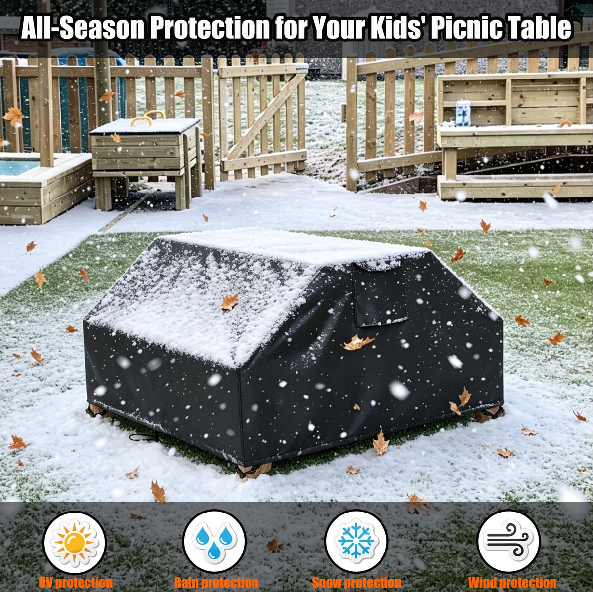 YANGSHILEI compatibility with 3-in-1 sand and water tables outdoors.