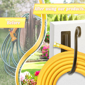 YANGSHUO heavy-duty iron construction provides durable outdoor storage.