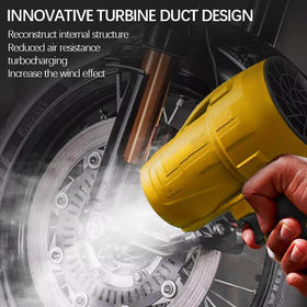 Yangtzone cordless design allows cleaning cars, patios, and outdoor spaces.