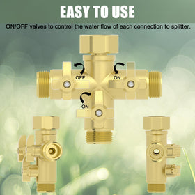 Yanwoo silicone washers pack four-count ensures reliable sealing during watering tasks.