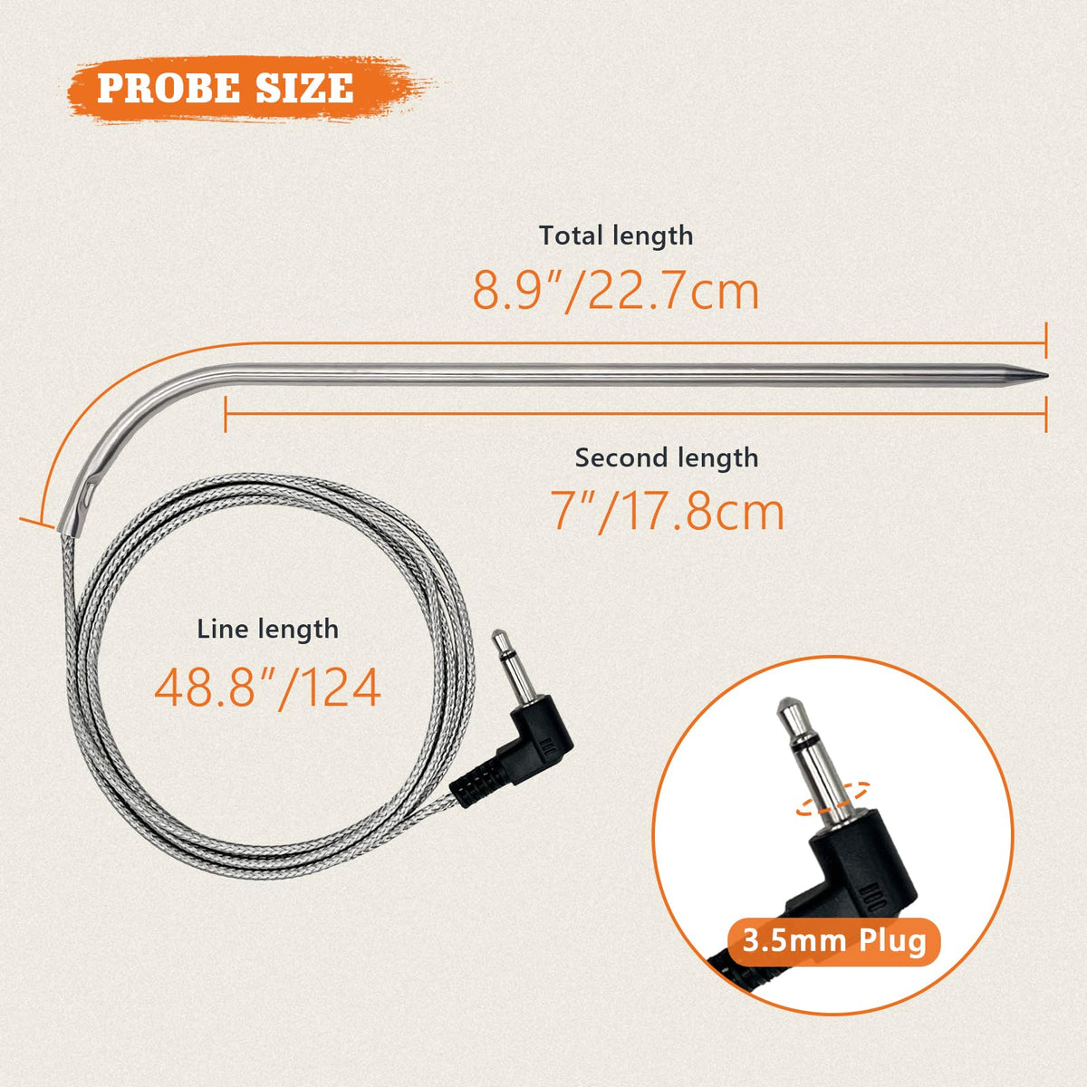 YAOAWE gravity series probe clip secures probes for stable temperature monitoring