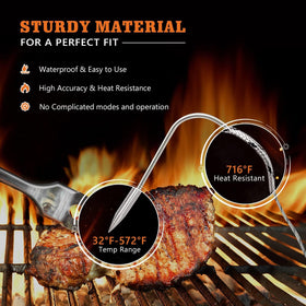 YAOAWE replacement probe fits a wide range of Traeger models.