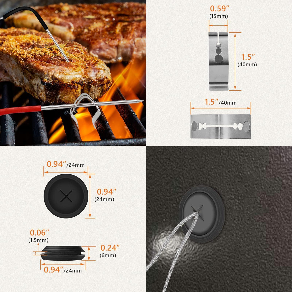 YAOAWE plug-and-play probe simplifies setup on grills