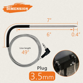 YAOAWE probe grommets ring cover protects cables on Pit Boss grills