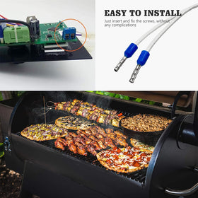 YAOAWE seven-inch internal sensor enables accurate monitoring inside the grill.