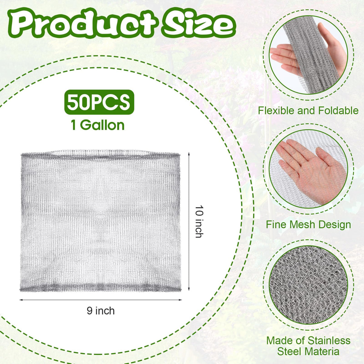 Yaocom root-protection gopher basket designed to safely encase small plants' roots.