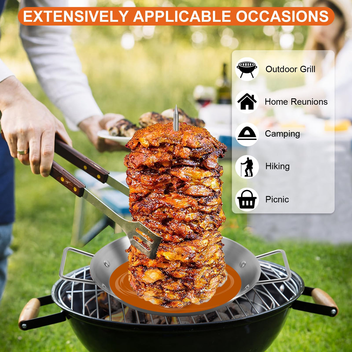 Yaokvide Al Pastor Skewer is dishwasher safe for quick cleanup after grilling