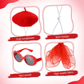 Yaomiao sunglasses complete the costume, adding retro flair to decor.