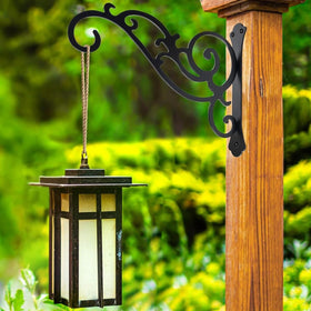 Yaostepqi wall hook lantern hanger 12-inch for decorative lighting and wind chimes.