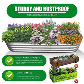 Yararday cross-rod-free design, quick setup and solid support for heavy plantings.