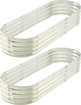 Yararday 6ftx2ft raised-bed side view, elevated planter for easy access and maintenance.