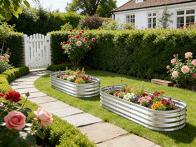 Yararday wave-structure design raised-bed, enhanced strength and drainage.