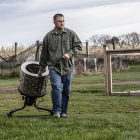 Yardbird 21833 1.5 HP motor delivers powerful processing