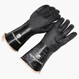 Yardbird scalding gloves featuring waterproof material for poultry processing tasks.