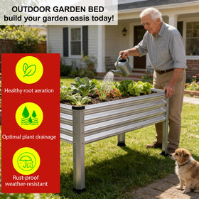 Yardbliss patio balcony garden bed suitable for small outdoor spaces