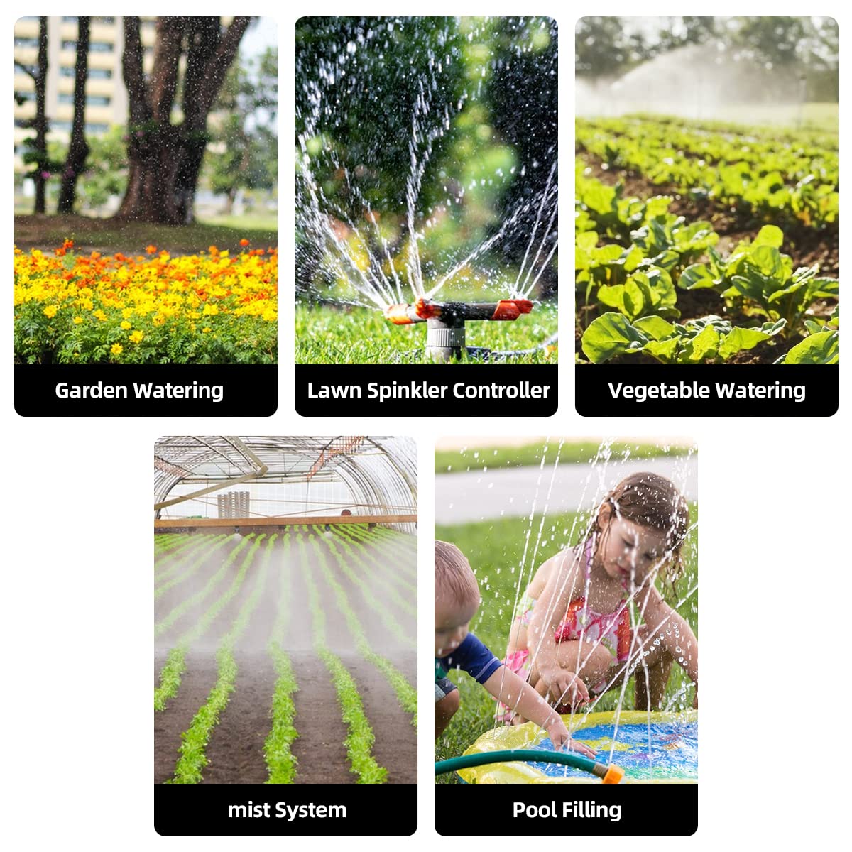 Secure lid seal on Yardeen timer protects electronics from water exposure