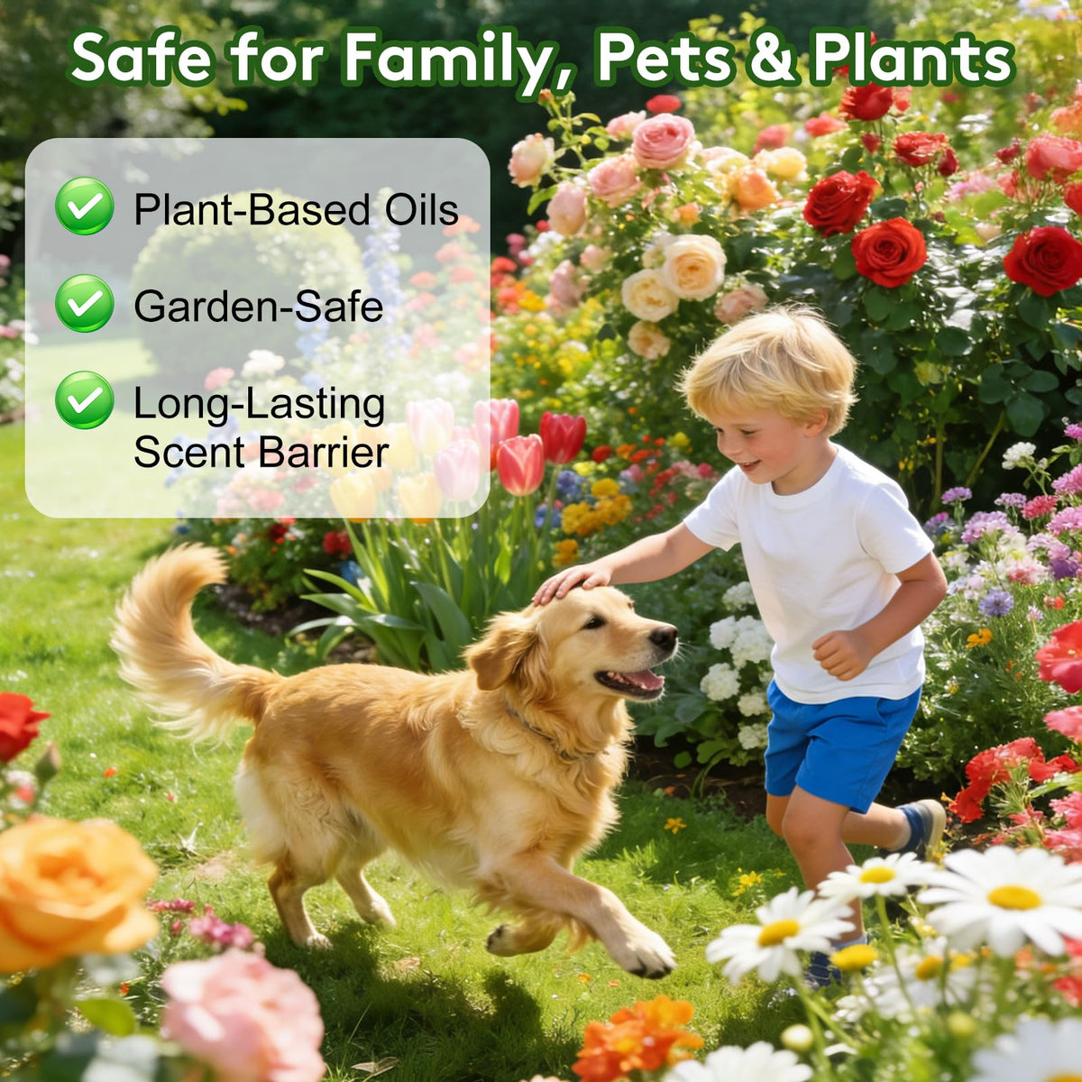 Yardella 24-pack provides long-term worry-free garden defense.