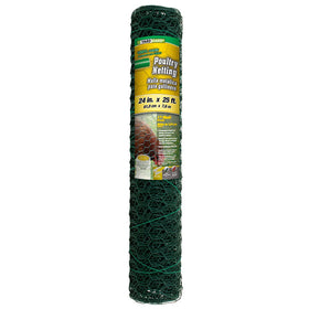 YARDGARD 1-Inch mesh netting secures a chicken coop for safe poultry containment.