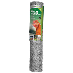 YARDGARD 2-inch poultry netting roll protects a coop with durable galvanized steel.