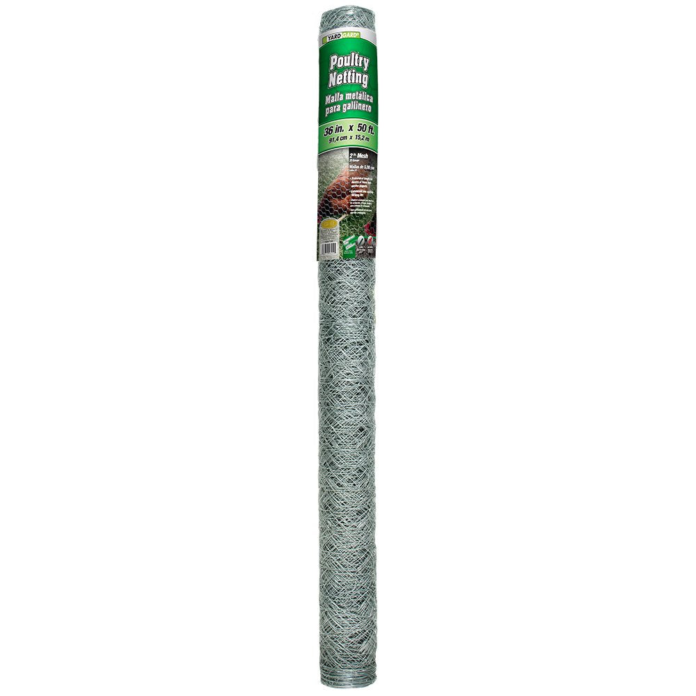 YARDGARD 2 Inch Poultry Netting used for coop setup with durable containment