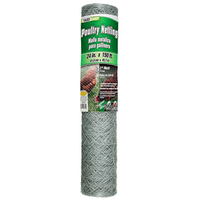 YARDGARD 2-Inch Mesh Fence shows sturdy galvanized wire for chicken coops.