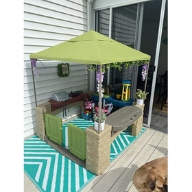 YardJoyliz canopy-corner-anchoring-cord anchors securely for stable shade setup