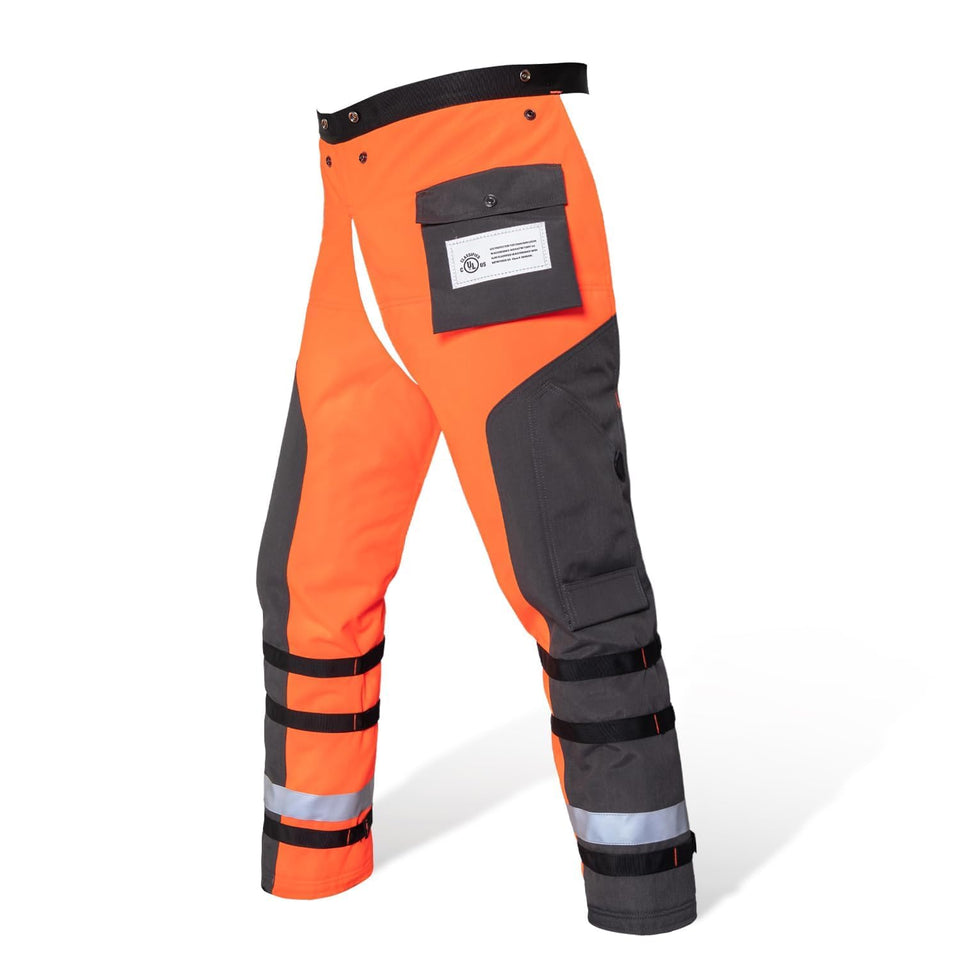 YARDMARIS Technical Wrap Chainsaw Chaps UL Class A 8 layers protect during heavy-duty tree work