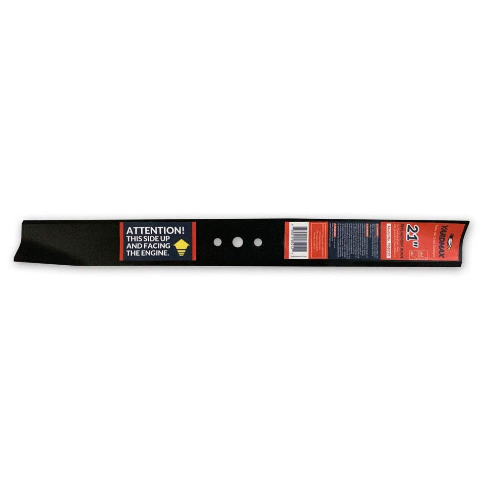 YARDMAX 21-inch replacement blade for gas lawn mowers delivers durable, clean cuts.