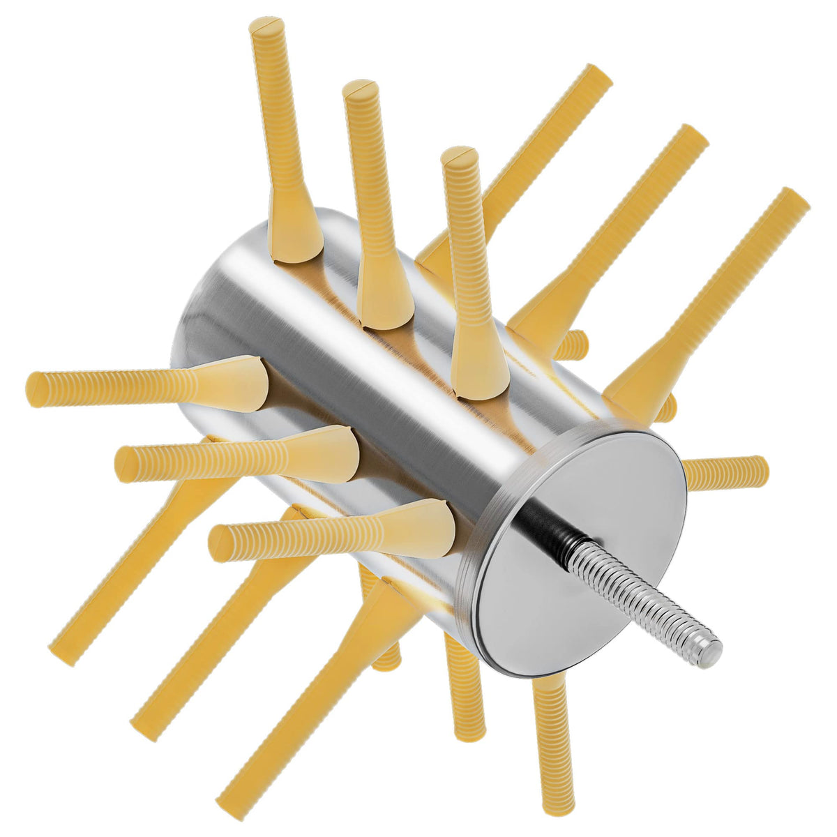 YardYield chicken plucker 18-fingers attachment for efficient feather removal in small flocks