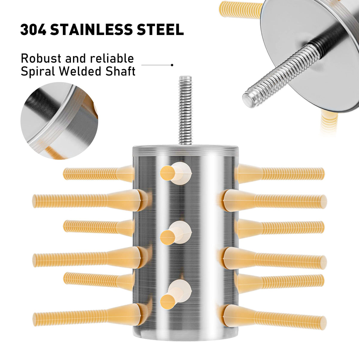 YardYield easy-install drill attachment makes quick feather removal on DIY farms