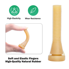 YardYield interchangeable rubber fingers ensure easy maintenance and long-lasting performance