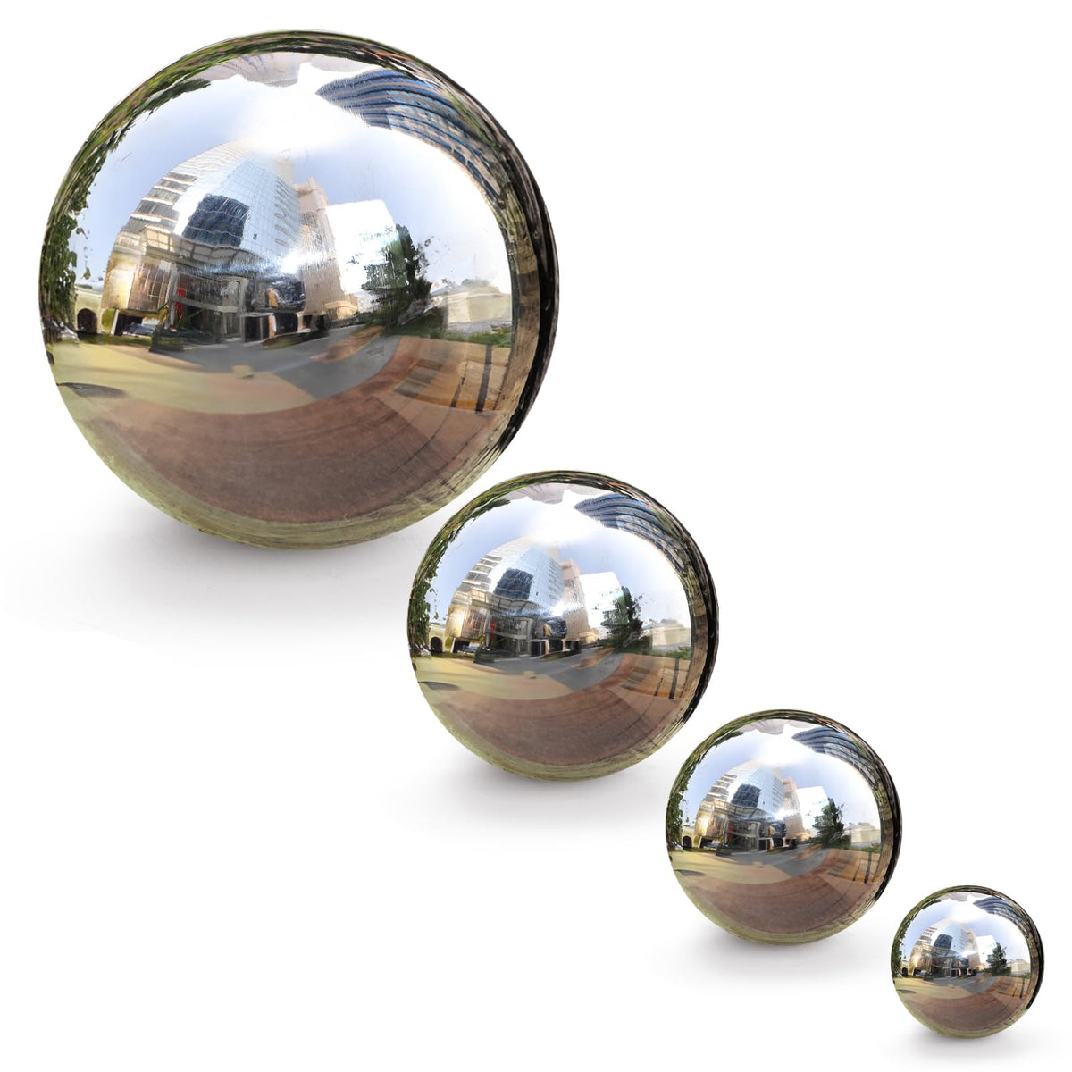 Yarlung gazing ball lawn ornament 80mm enhances yard aesthetics