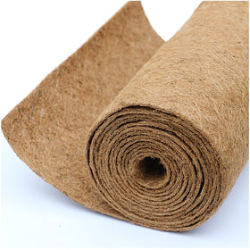 Yarrdfir Coco Coir Liner in a basket for eco-friendly moisture control in planters.