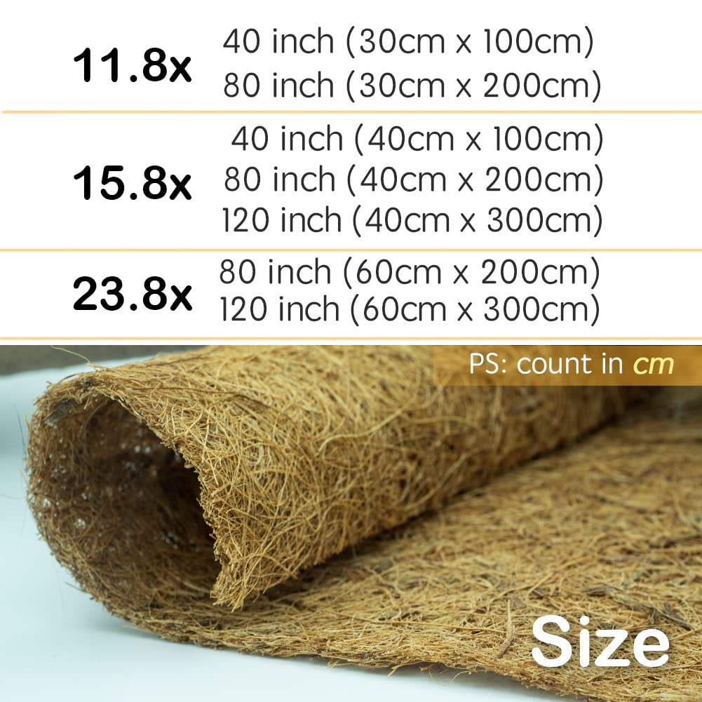 Yarrdfir Coco Coir Liner for planters enables breathable soil contact and durability.