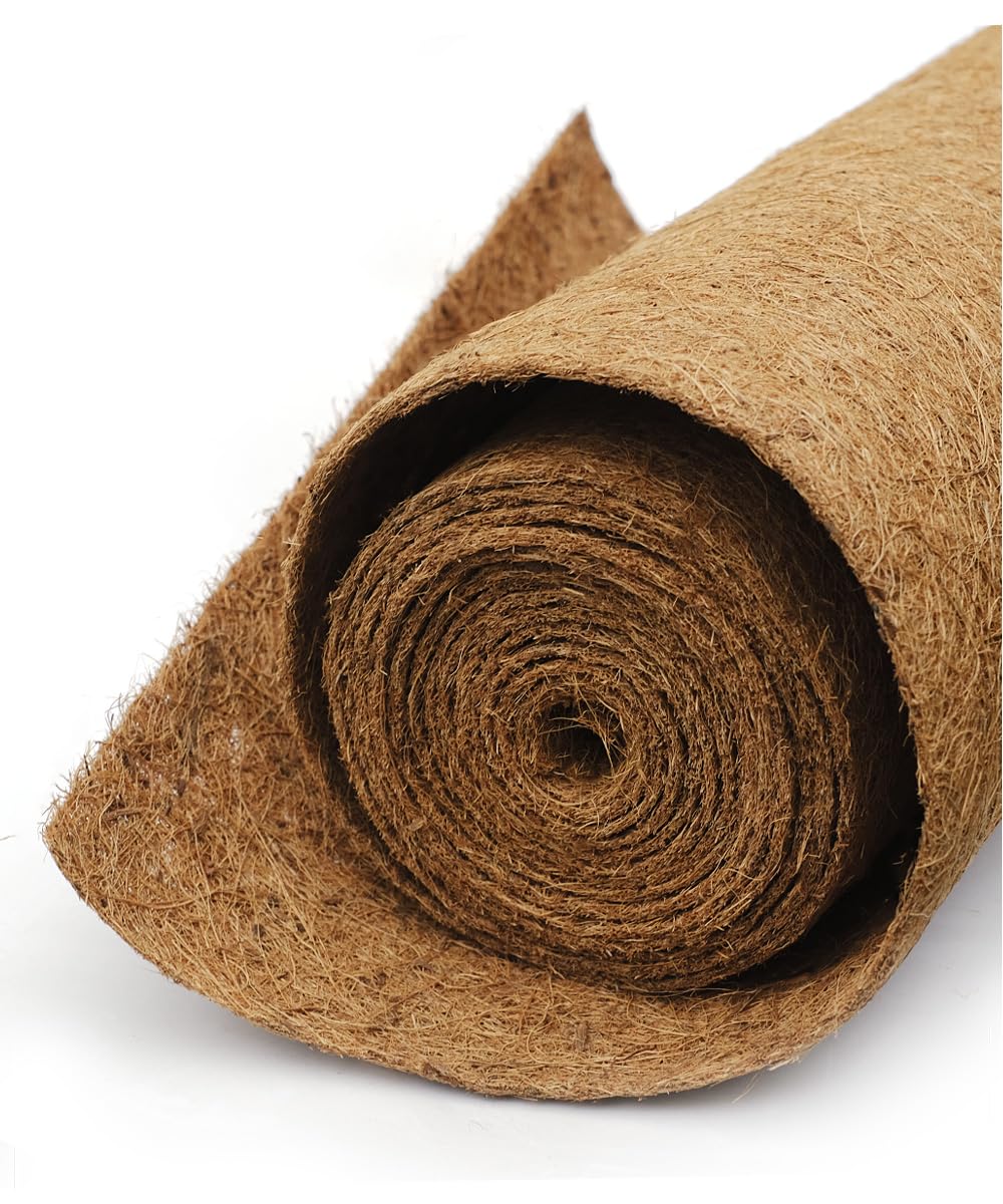 Yarrdfir coconut fiber mat garden decoration with natural texture and eco appeal