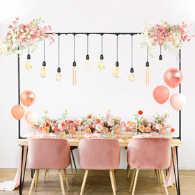 YASAJI over-table rod stand with clamps for quick weddings or party table arches