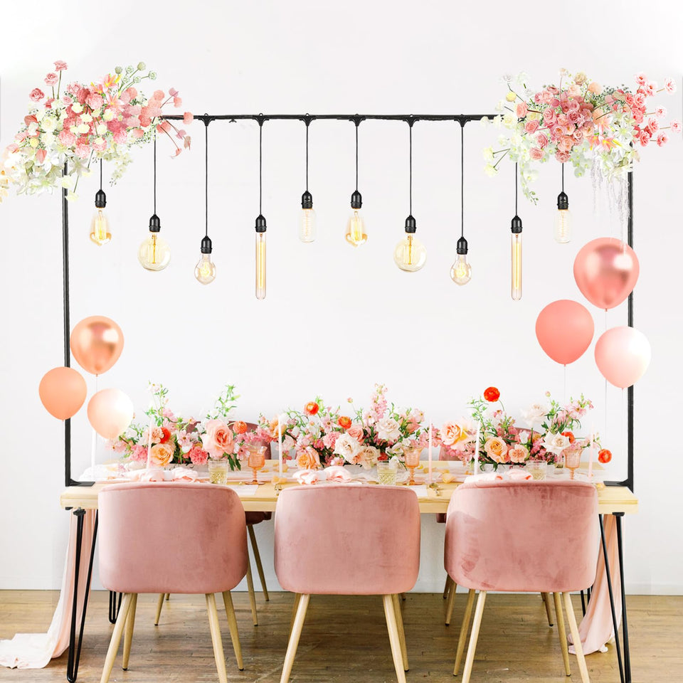 YASAJI over-table rod stand with clamps for quick weddings or party table arches