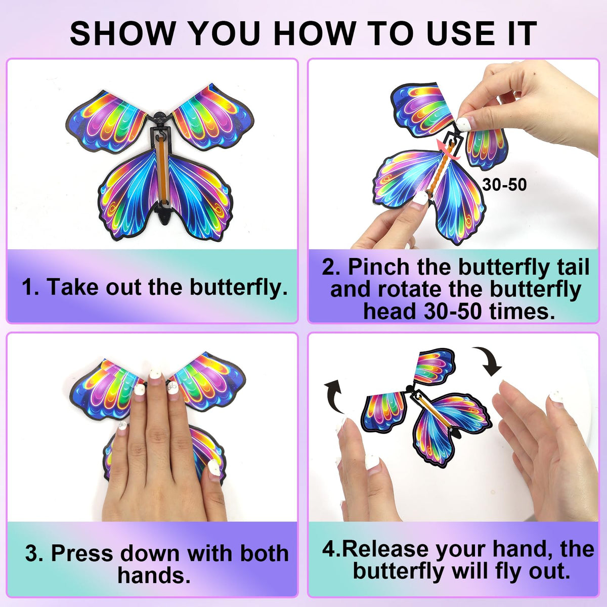 Yasdyri butterfly toy gift set offers a versatile surprise for celebrations