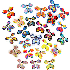 Yasdyri Flying Butterfly 25pcs pack showcases vibrant wings for gift-friendly surprises