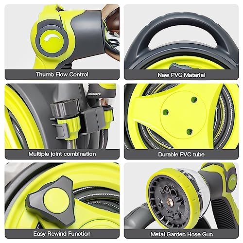 YASHINE 10-pattern spray nozzle offers versatile options for gardens