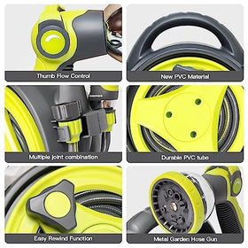 YASHINE 10-pattern spray nozzle offers versatile options for gardens